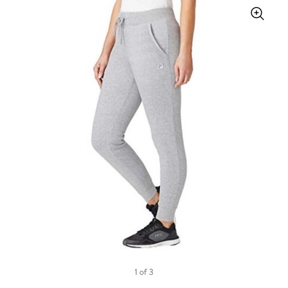 Fila Ladies’ Fleece Joggers- Size Medium - Picture 2 of 3